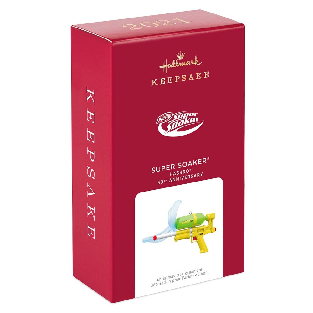 New! Nerf Super Soaker 30th Anniversary Hallmark Keepsake Christmas Ornament